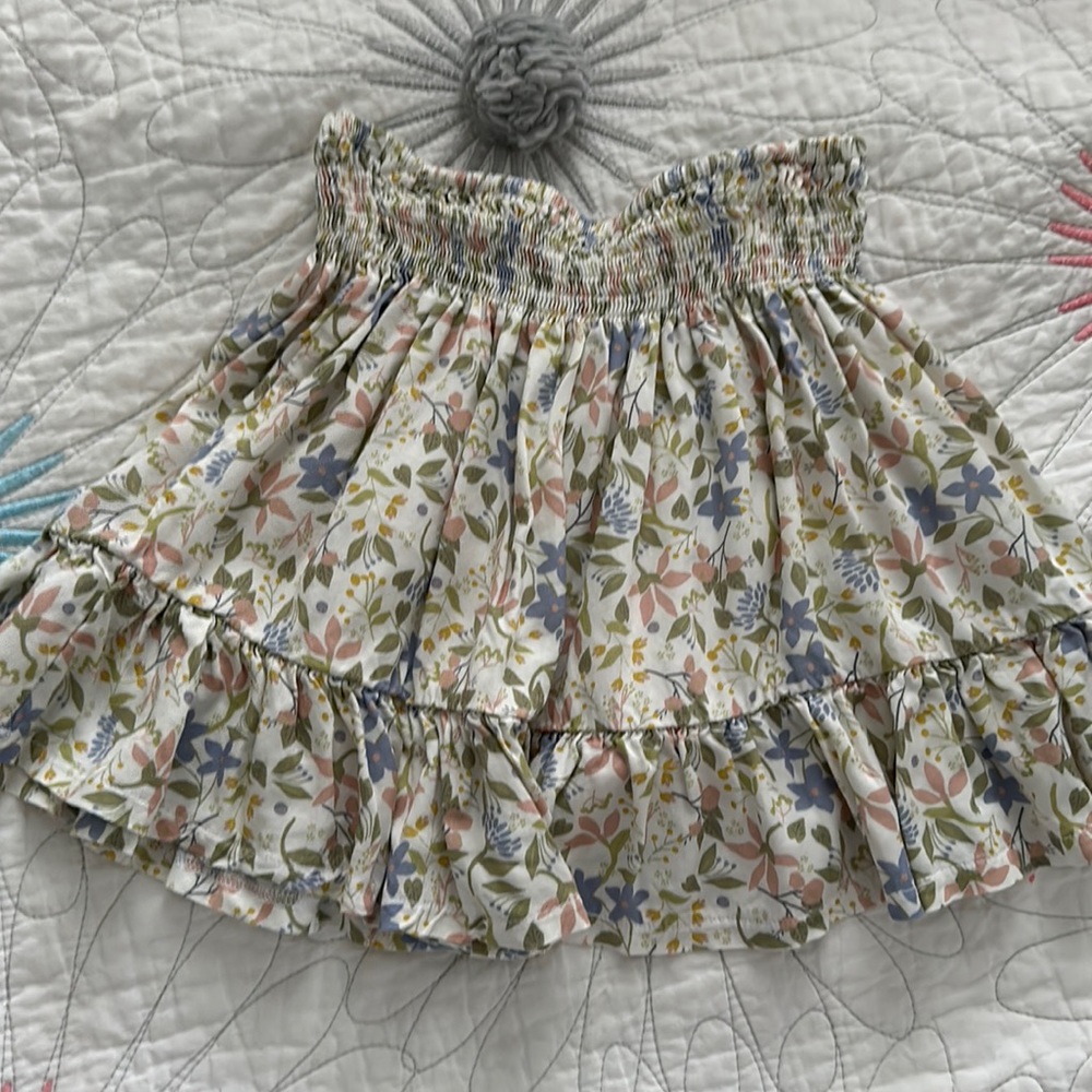 Pretty floral smocked skirt from Bella bliss size 8